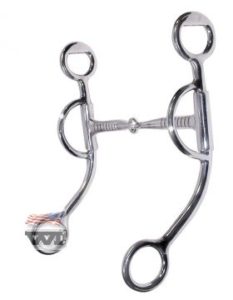 Kankikuolain lyhyet vipuvarret Snaffle Bit with Short Shanks