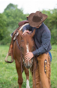 Chinks Weaver Vintage Cowboy with Basketweave Yoke Set