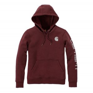 Carhartt Women's Clarksburg Sleeve Logo Hooded Sweat huppari