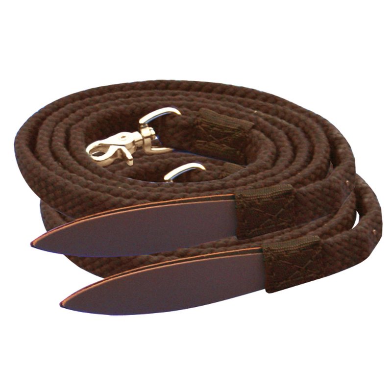 Cotton Split Reins with Snaps Ohjat pikalukoilla