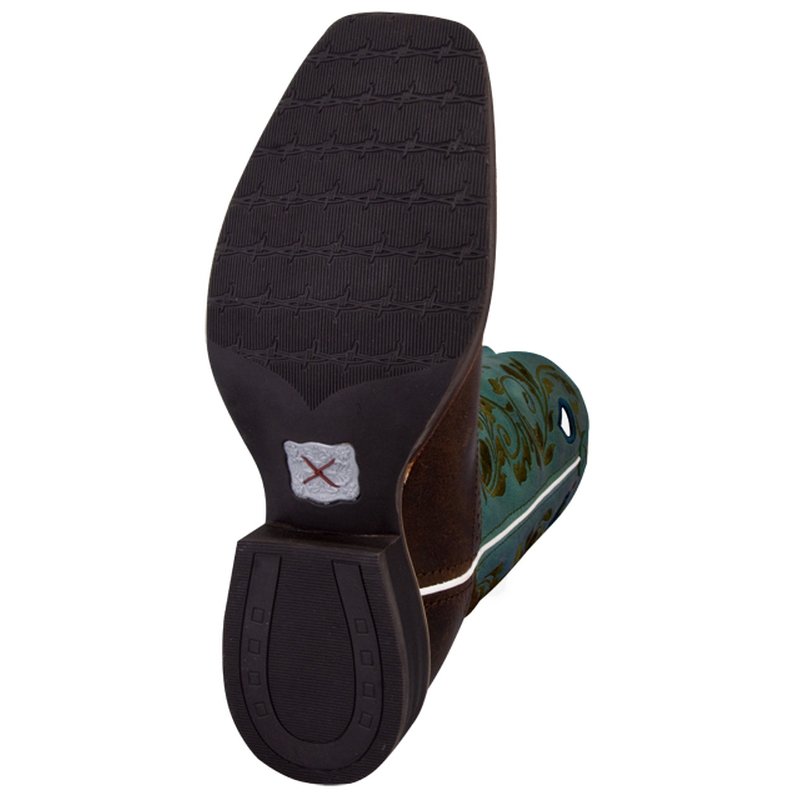 Twisted X Women's Ruff Stock Boot Turquoise