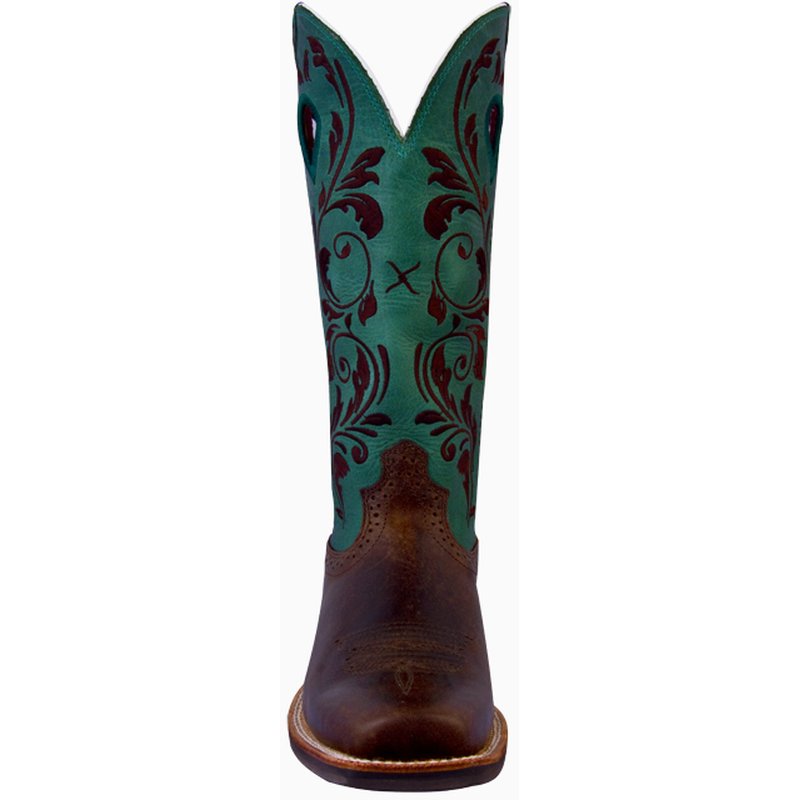 Twisted X Women's Ruff Stock Boot Turquoise