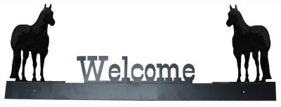 Kyltti Welcome Quarter hevonen