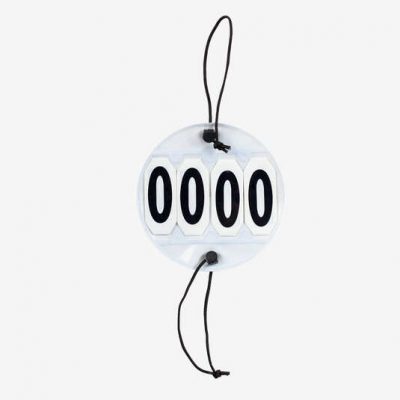 Kilpailunumerot 4 numeroa pyöreä