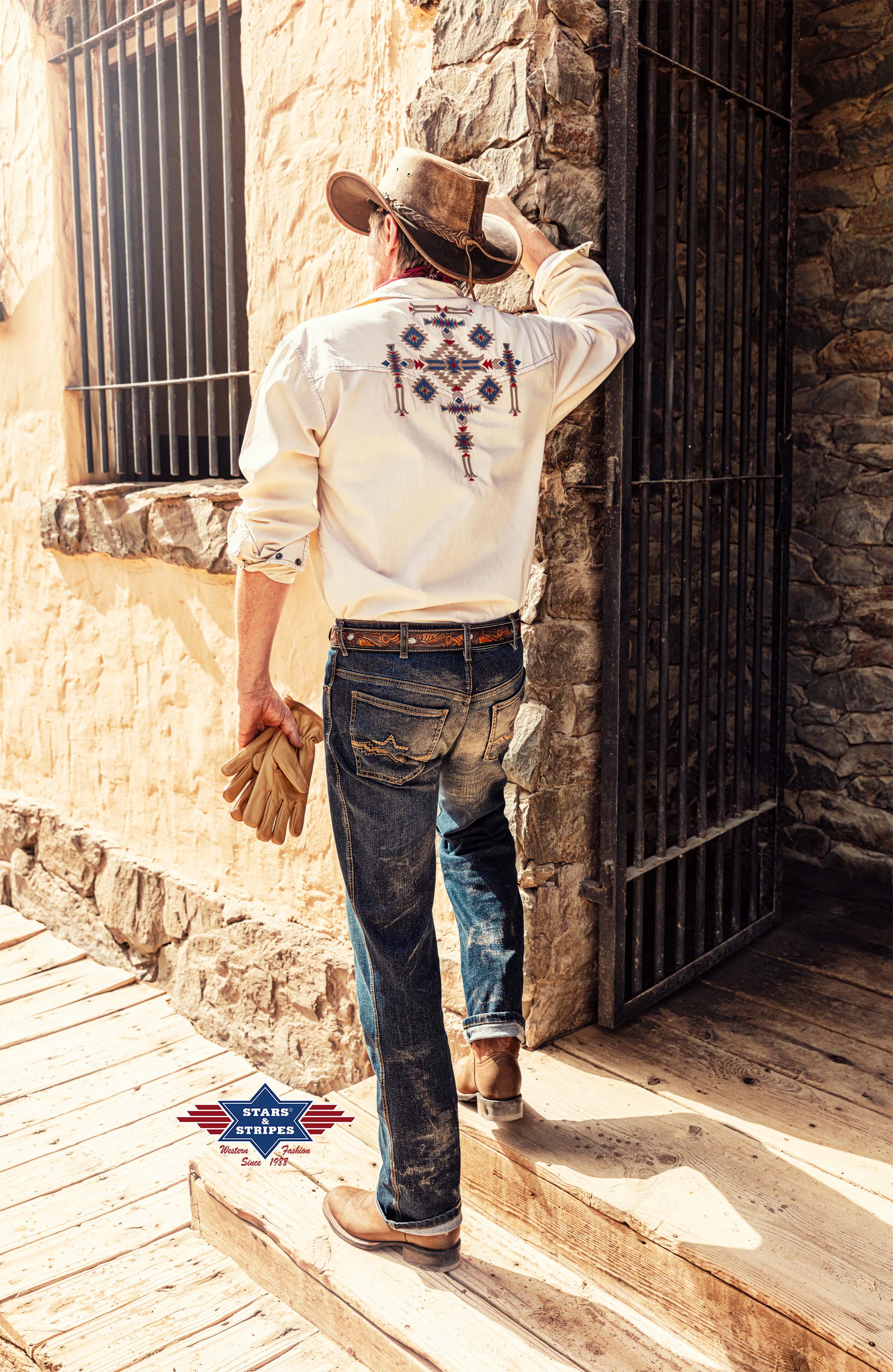 Stars & Stripes Westernpaita Mens Barney