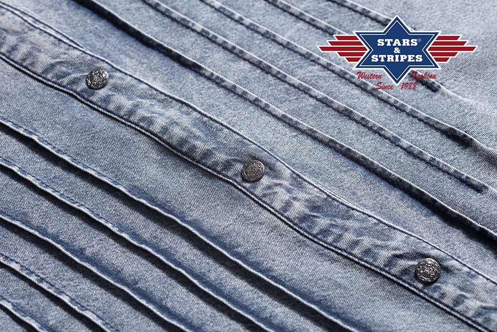 Stars & Stripes Ladies Blue pusero