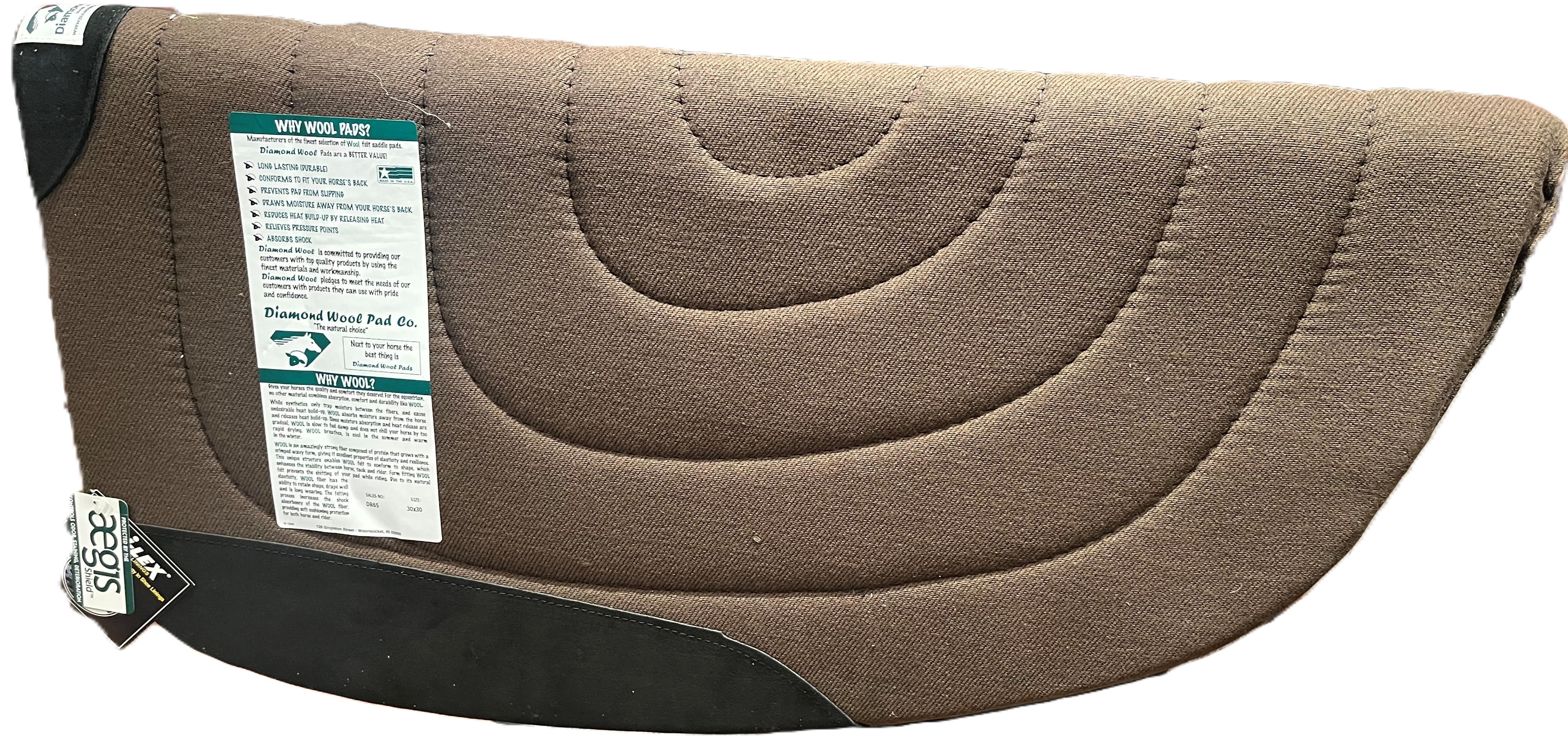 Diamond Wool Rhody Pad Round