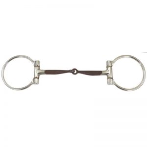 Snaffle Bit D-Ring nivelkuolain 12 cm