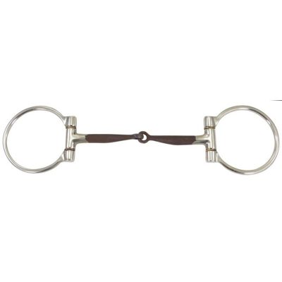 Snaffle Bit D-Ring nivelkuolain 12 cm