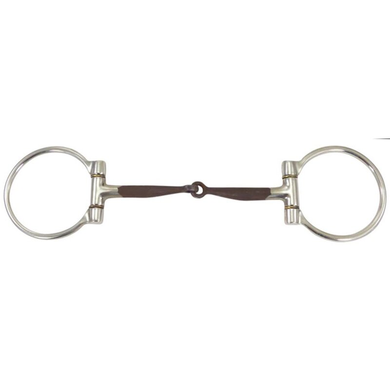 Snaffle Bit D-Ring nivelkuolain 12 cm