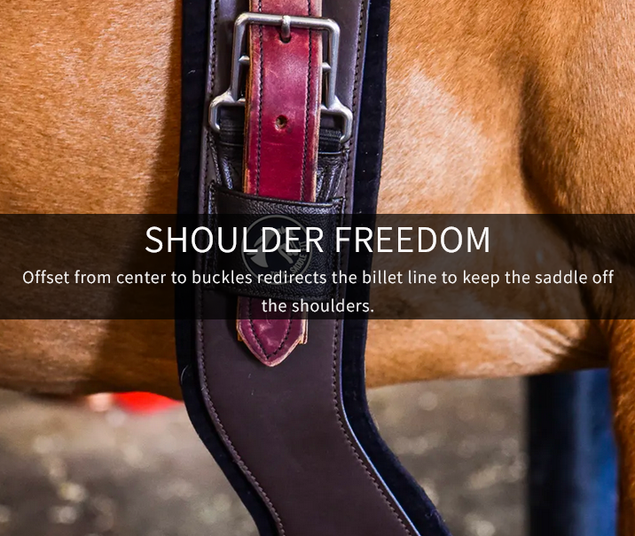 Total Saddle Fit Shoulder Relief Cinch satulavyö - Image 9
