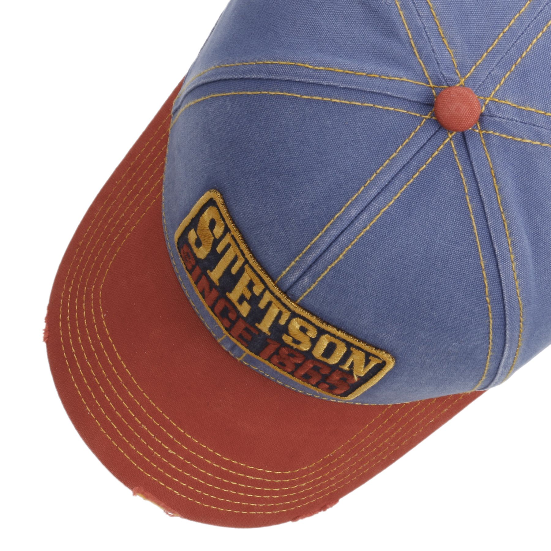 Cap Stetson Baseball Vintage Distressed Peak lippalakki