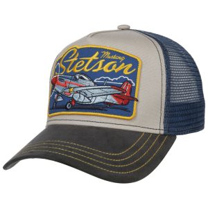 Cap Stetson TC Mustang Airplane lippalakki