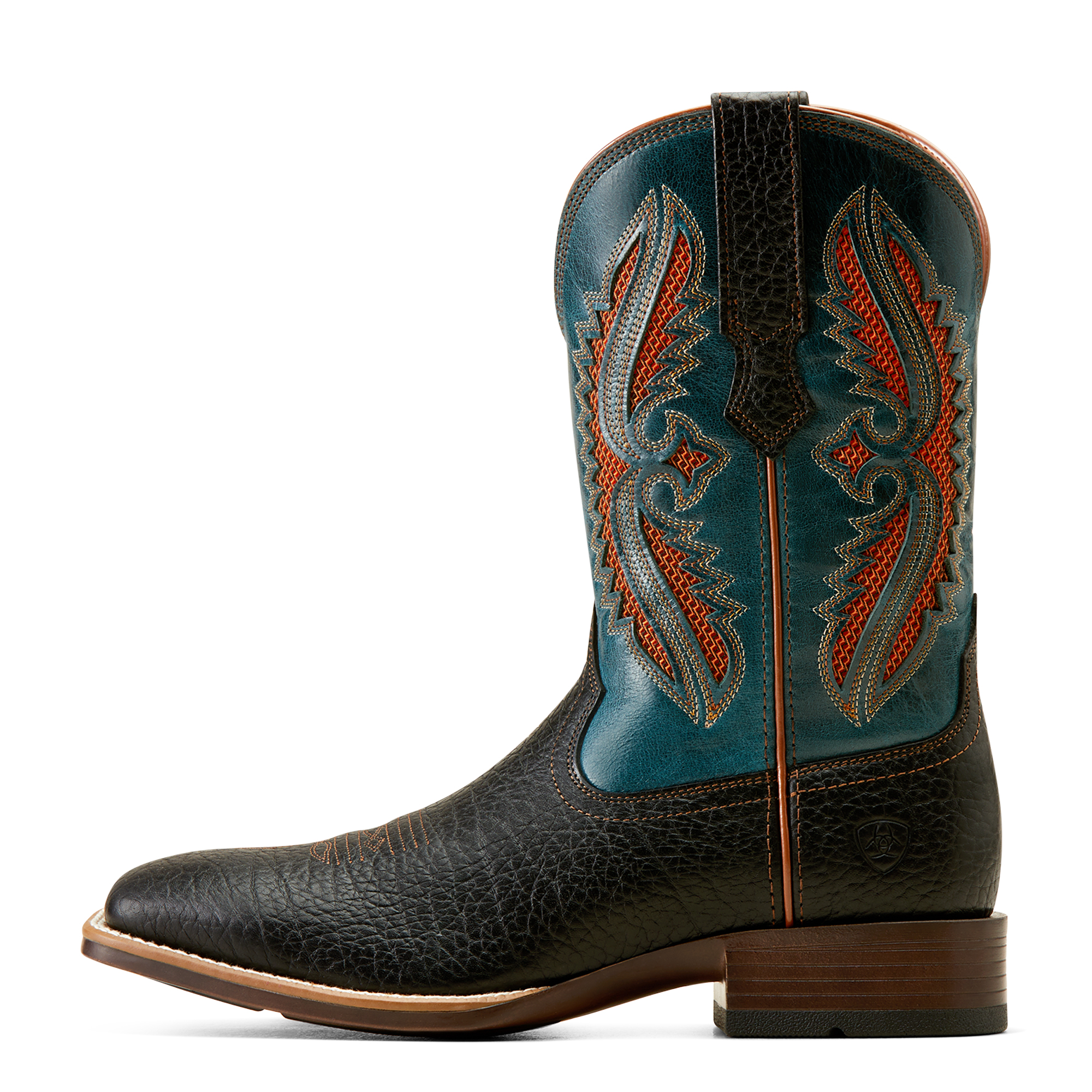 Ariat Men’s Rowder VentTEK 360° Western Boot Black Dark Teal
