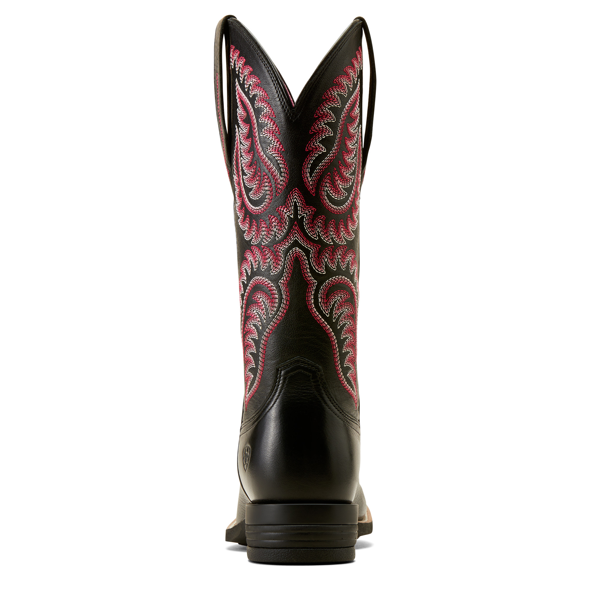 Ariat Women’s Cattle Caite Stretchfit Western Boot, Black Deertan