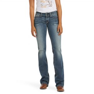 Farkut Ariat Women's R.E.A.L. Whipstitch Boot Cut Jean