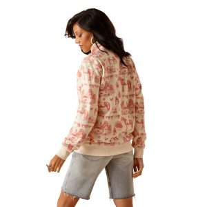 Ariat Women's Sweatshirt Ranger 1/2 Zip collegepaita