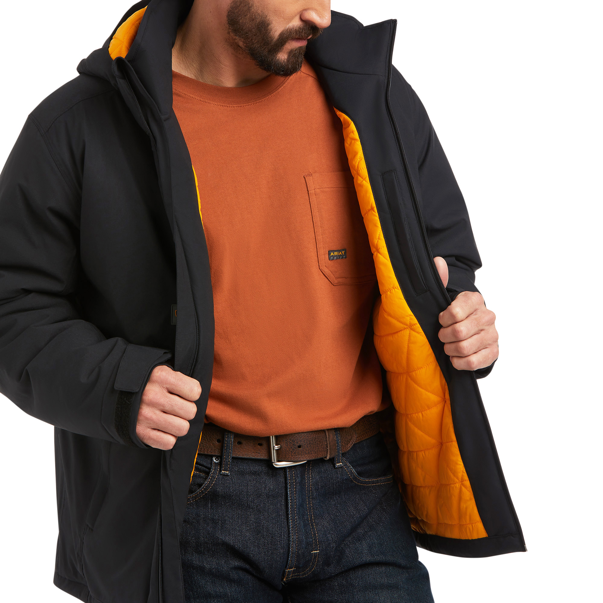 Ariat Men's Rebar Storm Fighter 2.0 Waterproof Jacket takki