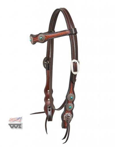 Suitset Horseman's Tack Oldstyle w/Navajo Conchas