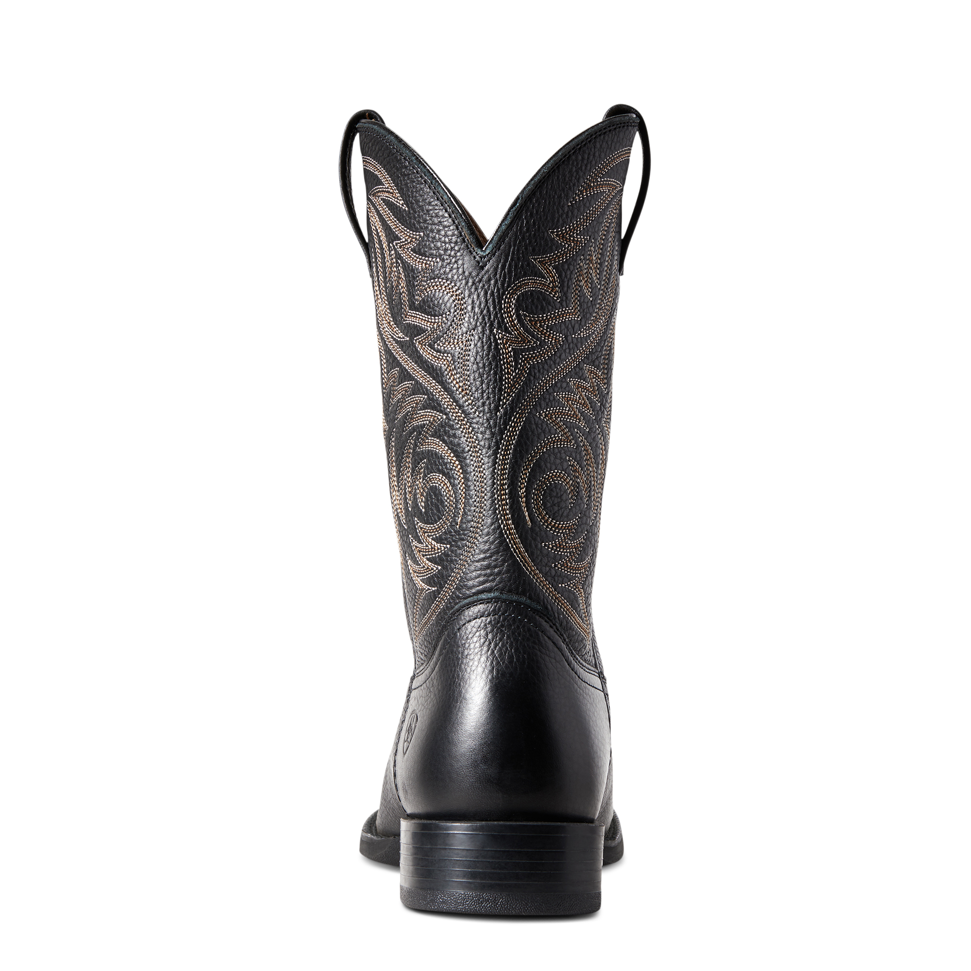 Ariat Men’s Sport Herdsman Western Boot Black Deertan