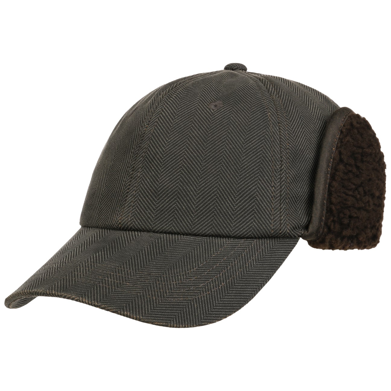 Cap Stetson Baseball Herringbone lippalakki korvaläpillä
