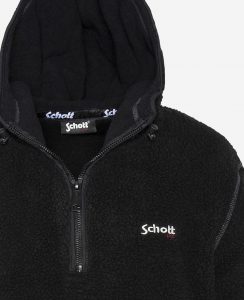 Schott NYC Sherpa hooded sweatshirt huppari