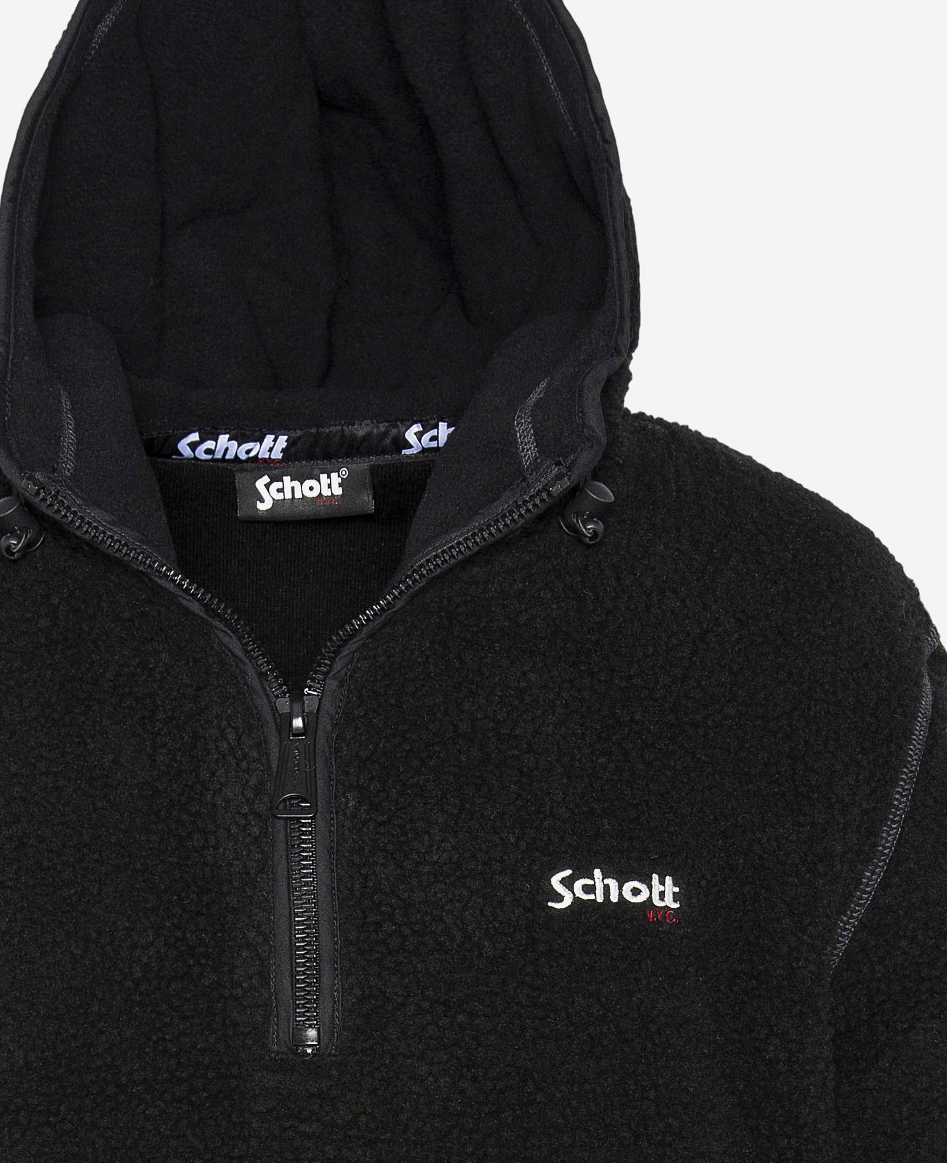 Schott NYC Sherpa hooded sweatshirt huppari