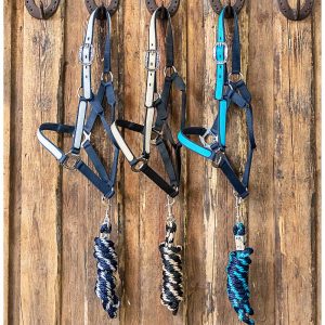 Riimu & köysisetti Lami-Cell Idaho halter with lead rope
