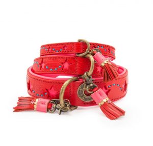 DWAM Koiran kaulapanta Pink Star