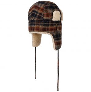 Talvihattu Stetson Bomber Aviator Wool Checked Hat
