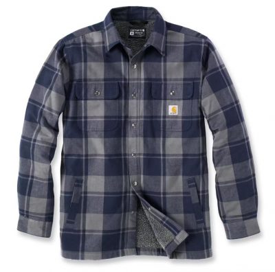Carhartt Men's Relaxed Fit Flannel Sherpa Lined Shirt paitatakki