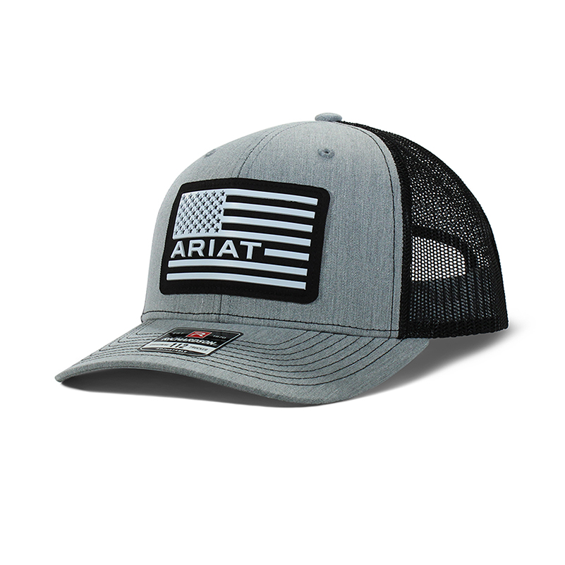 Cap Ariat USA flag patch logo lippalakki