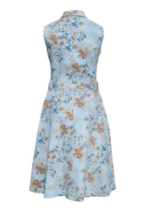 Retromekko Queen Kerosin Denim Workwear Swing Dress Hawaii
