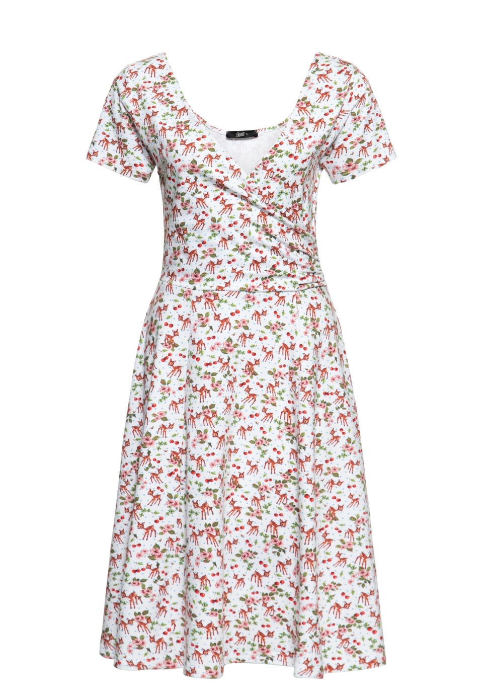 Retromekko Queen Kerosin Swing Dress in Wrap Look