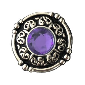 Numero-Pinssi huopaan Crystal, setti/4 kpl