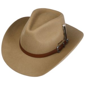 Hattu Stetson Limington Western Wool Hat beige