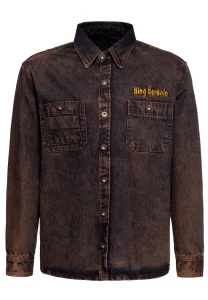 King Kerosin Workwear Shirt Split The Road paita