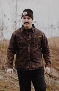 King Kerosin Workwear Shirt Split The Road paita