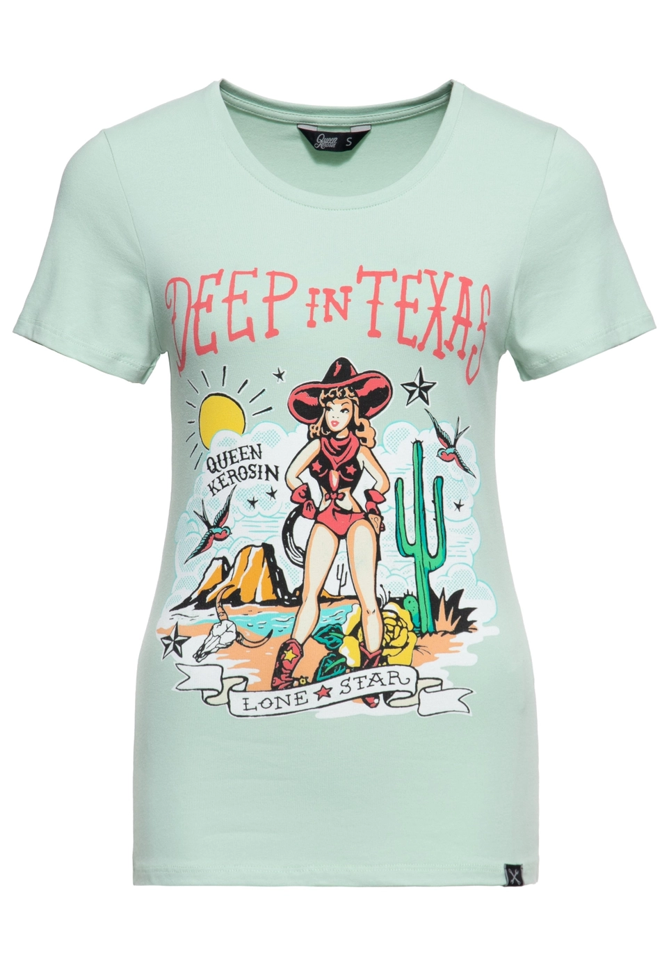 Queen Kerosin T-Shirt Deep in Texas T-paita