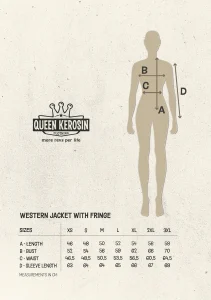 Queen Kerosin size chart Western Jacket