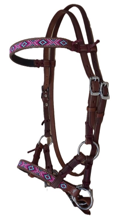 Sidepull XXL GVR Pink Beads