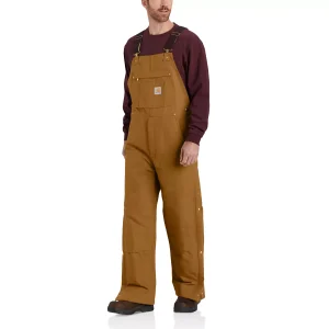 Haalarit toppauksella Carhartt Firm Duck Insulated Bib Overall