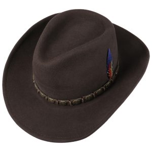 Hattu Stetson Hackberry Western Hat