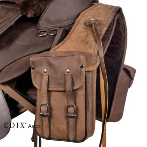 Satulalaukku EDIX Astor Nubuck Double Saddle Bag