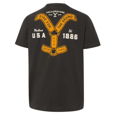 Yellowstone T-Shirt Ride for the Brand anthracite T-paita
