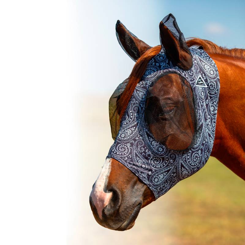 Hyönteismaski Professional’s Choice Comfort Fit Fly Mask Paisley