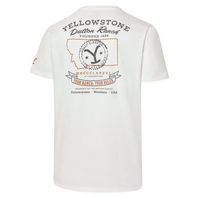 Yellowstone T-Shirt Your Ranch Your Rules T-paita