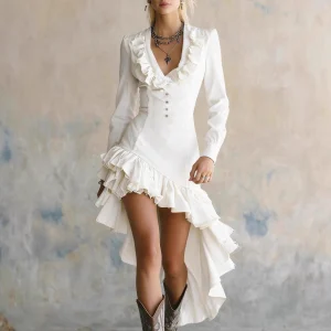 Westernmekko Western Floral Dress