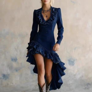 Westernmekko Western Floral Dress
